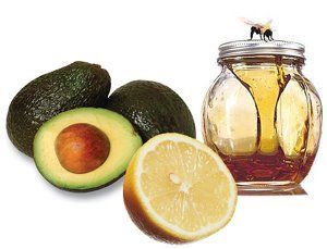 Avocado, Honey and Lemon Facial Mask